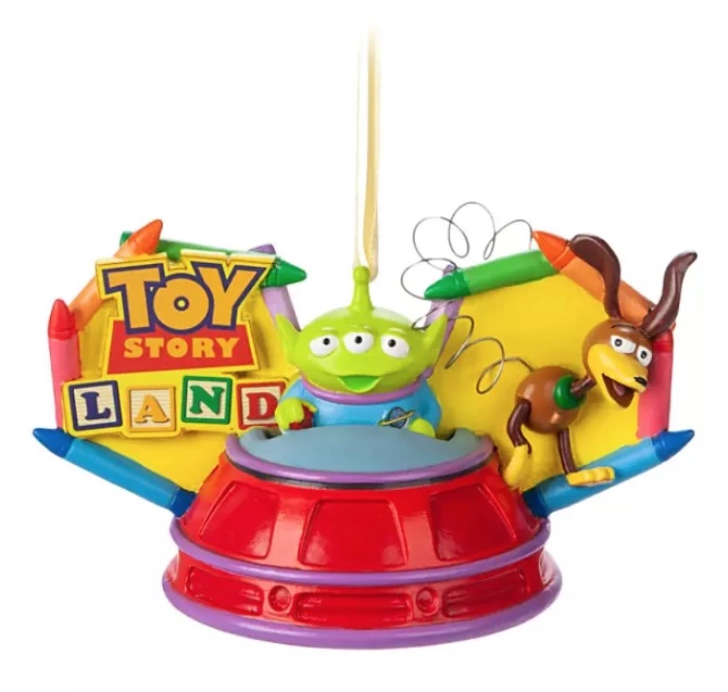 Disney Ears Hat Ornament - Toy Story Land 3 Disney Ears Hat Ornament - Toy Story Land