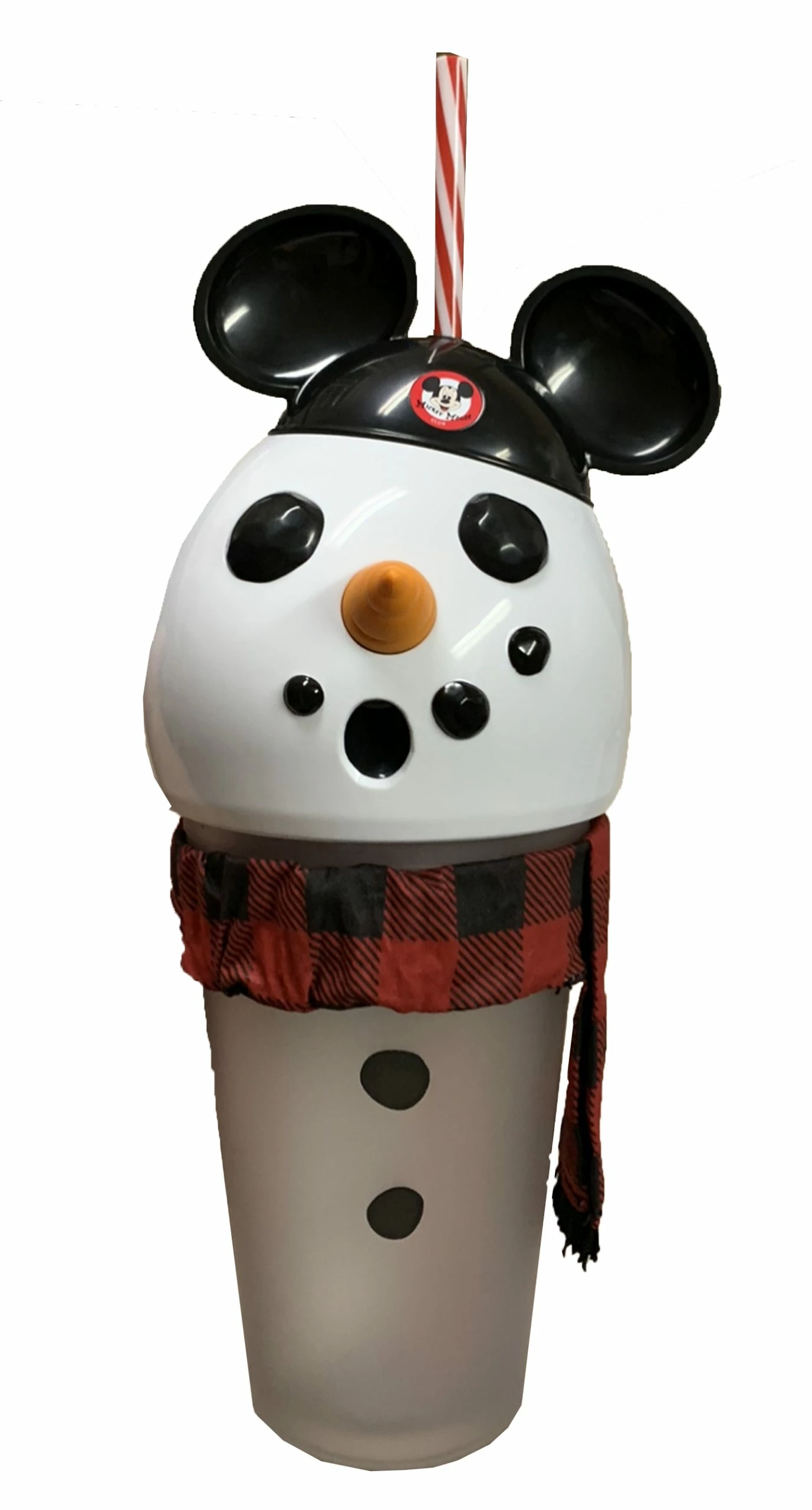 Disney Tumbler With Straw - Mickey Mouse Club Snowman - Light Up 3 Disney Tumbler With Straw - Mickey Mouse Club Snowman - Light Up