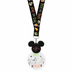Disney Glow Lanyard - 2018 Halloween - Mickey Mouse And Friends
