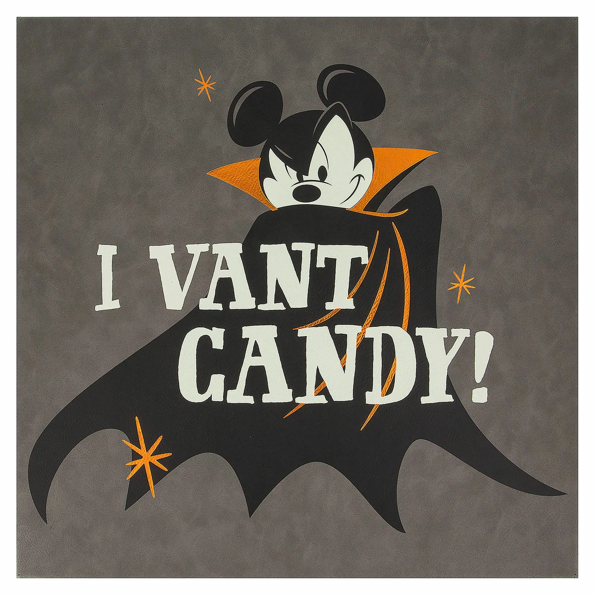 Disney Wall Sign - Mickey Mouse Halloween Vampire - I Vant Candy 3 Disney Wall Sign - Mickey Mouse Halloween Vampire - I Vant Candy