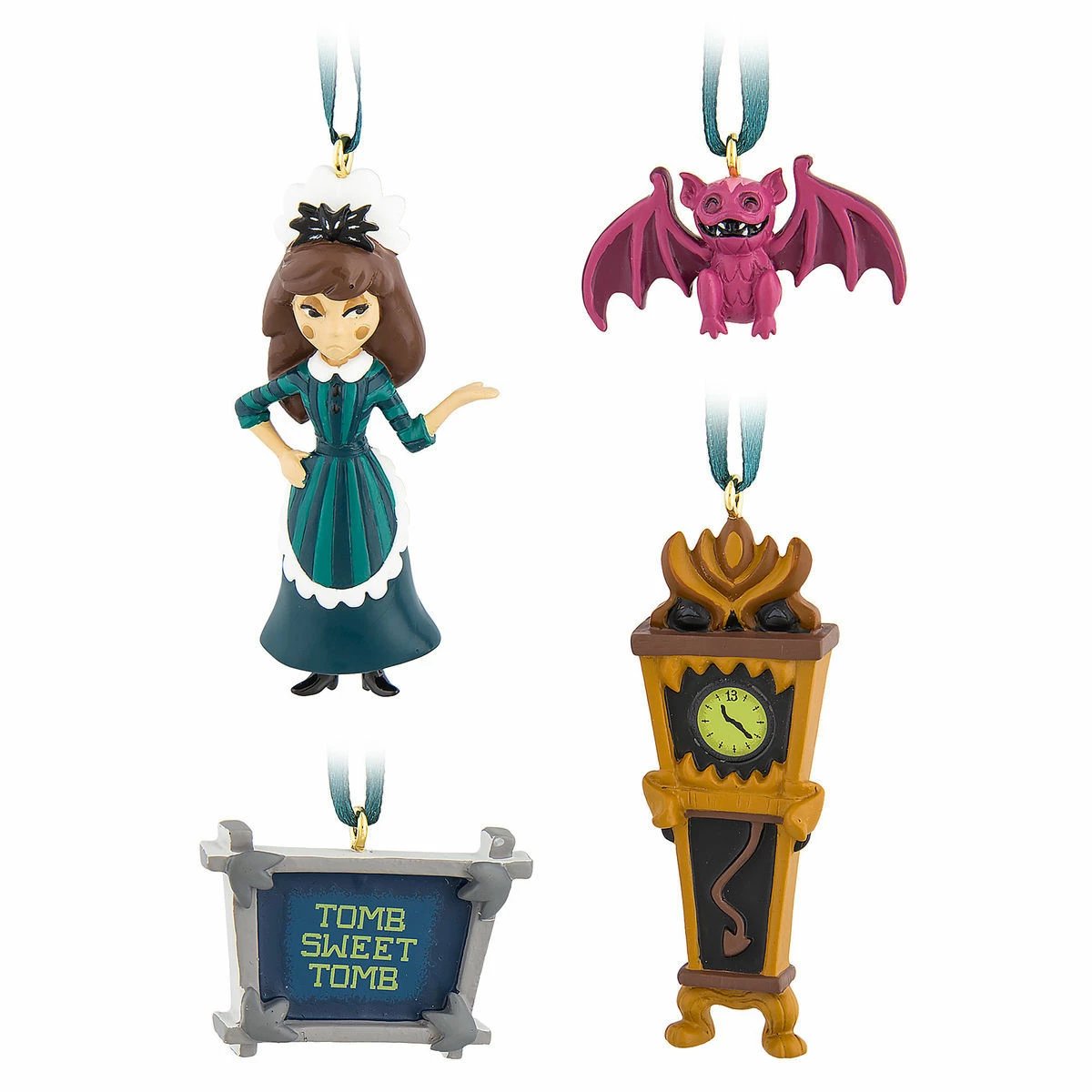 Disney Christmas Ornament Set - The Haunted Mansion - Mini 3 Disney Christmas Ornament Set - The Haunted Mansion - Mini