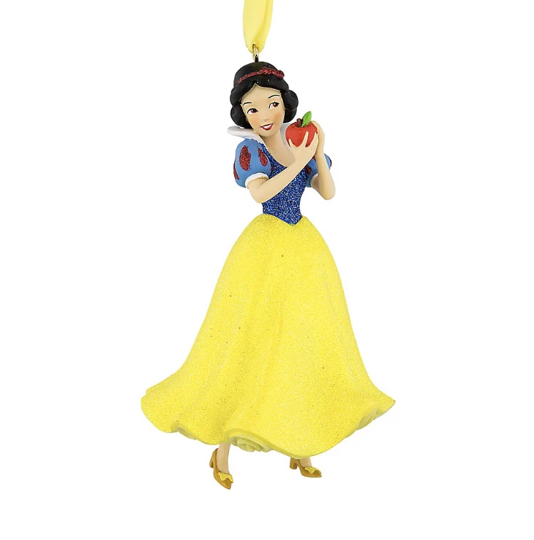 Disney Figure Christmas Ornament - Snow White With Apple 3 Disney Figure Christmas Ornament - Snow White With Apple