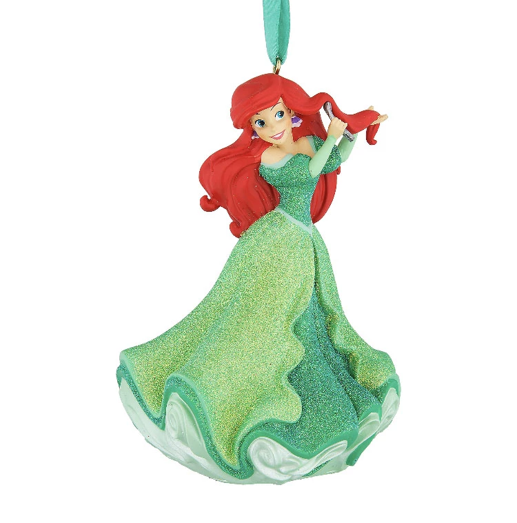 Disney Figure Christmas Ornament - Ariel With Dinglehopper 3 Disney Figure Christmas Ornament - Ariel With Dinglehopper