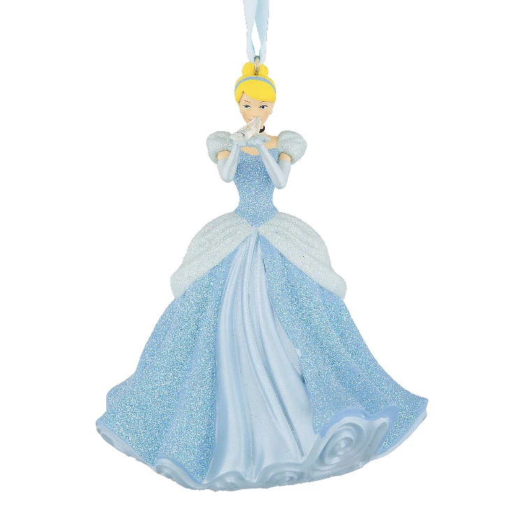Disney Figure Christmas Ornament - Cinderella With Slipper 3 Disney Figure Christmas Ornament - Cinderella With Slipper
