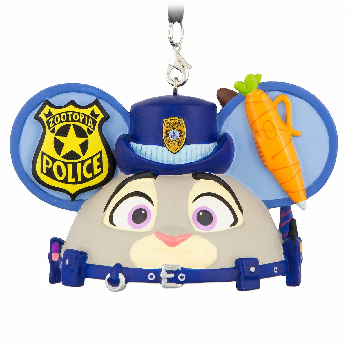 Disney Ear Hat Ornament - Judy Hopps - Zootopia 3 Disney Ear Hat Ornament - Judy Hopps - Zootopia