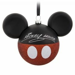Disney Christmas Ornament - Mickey Mouse Ears - Signature