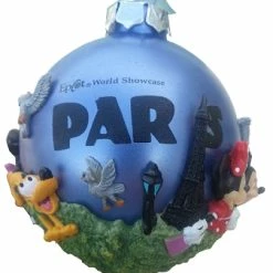 Disney Christmas Ornament - Epcot World Showcase - Paris