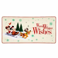 Disney Holiday Tray - Happy Holidays - Warm Winter Wishes
