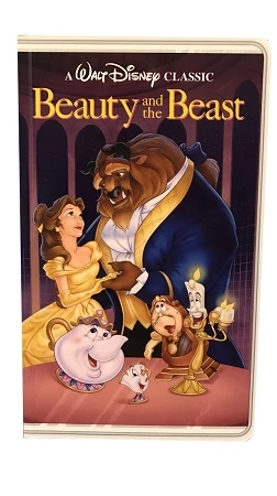 Disney Notebook - VHS Tape Illusion - Beauty And The Beast 3 Disney Notebook - VHS Tape Illusion - Beauty And The Beast