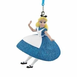 Disney Christmas Ornament - Alice In Wonderland - Alice Glitter Dress