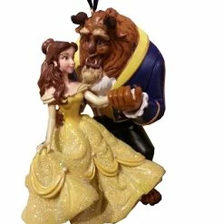 Disney Christmas Ornament - Beauty And The Beast - Belle & Beast