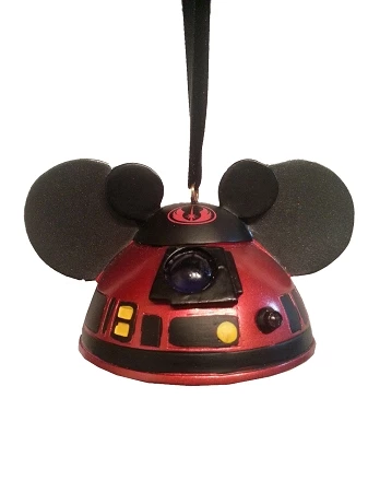 Disney Ear Hat Ornament - Star Wars - R2-MK - Light Up 3 Disney Ear Hat Ornament - Star Wars - R2-MK - Light Up