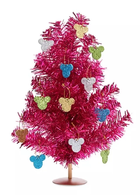 Disney Christmas Tree - Mickey Mouse Tinsel - Mid-Century Brights 3 Disney Christmas Tree - Mickey Mouse Tinsel - Mid-Century Brights