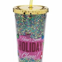 Disney Holiday Tumbler With Straw - Mickey Mouse - Mid-Century Brights