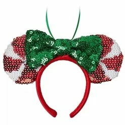 Disney Ear Headband Ornament - Minnie Mouse Peppermint Twist