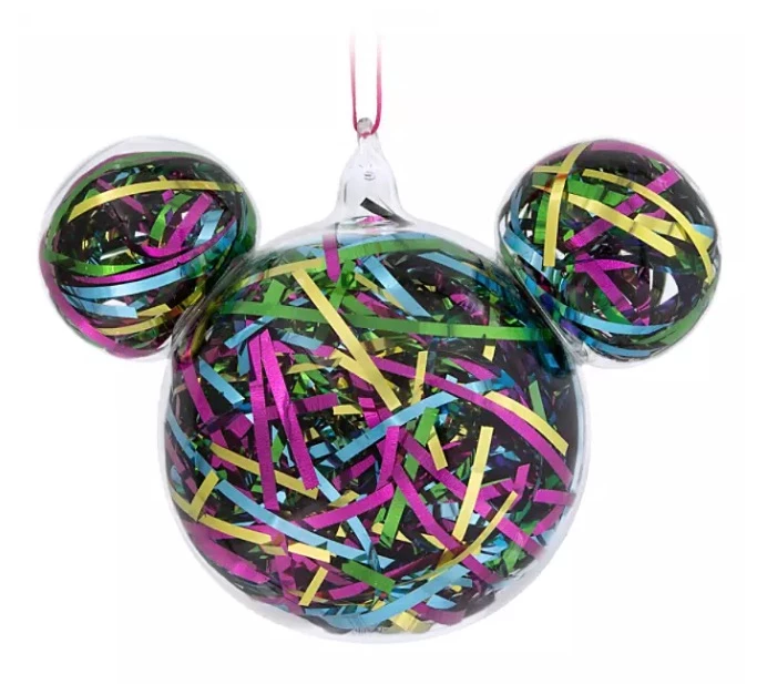 Disney Mickey Ears Icon Ornament - Mickey Mouse Icon Ribbon 3 Disney Mickey Ears Icon Ornament - Mickey Mouse Icon Ribbon