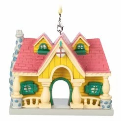 Disney Figurine Ornament - Mickey Mouse House - Toon Town