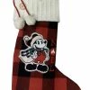 Disney Christmas Stocking - Mickey Mouse Plaid - Farmhouse 2 Disney Christmas Stocking - Mickey Mouse Plaid - Farmhouse -Christmas Items shop sc102294