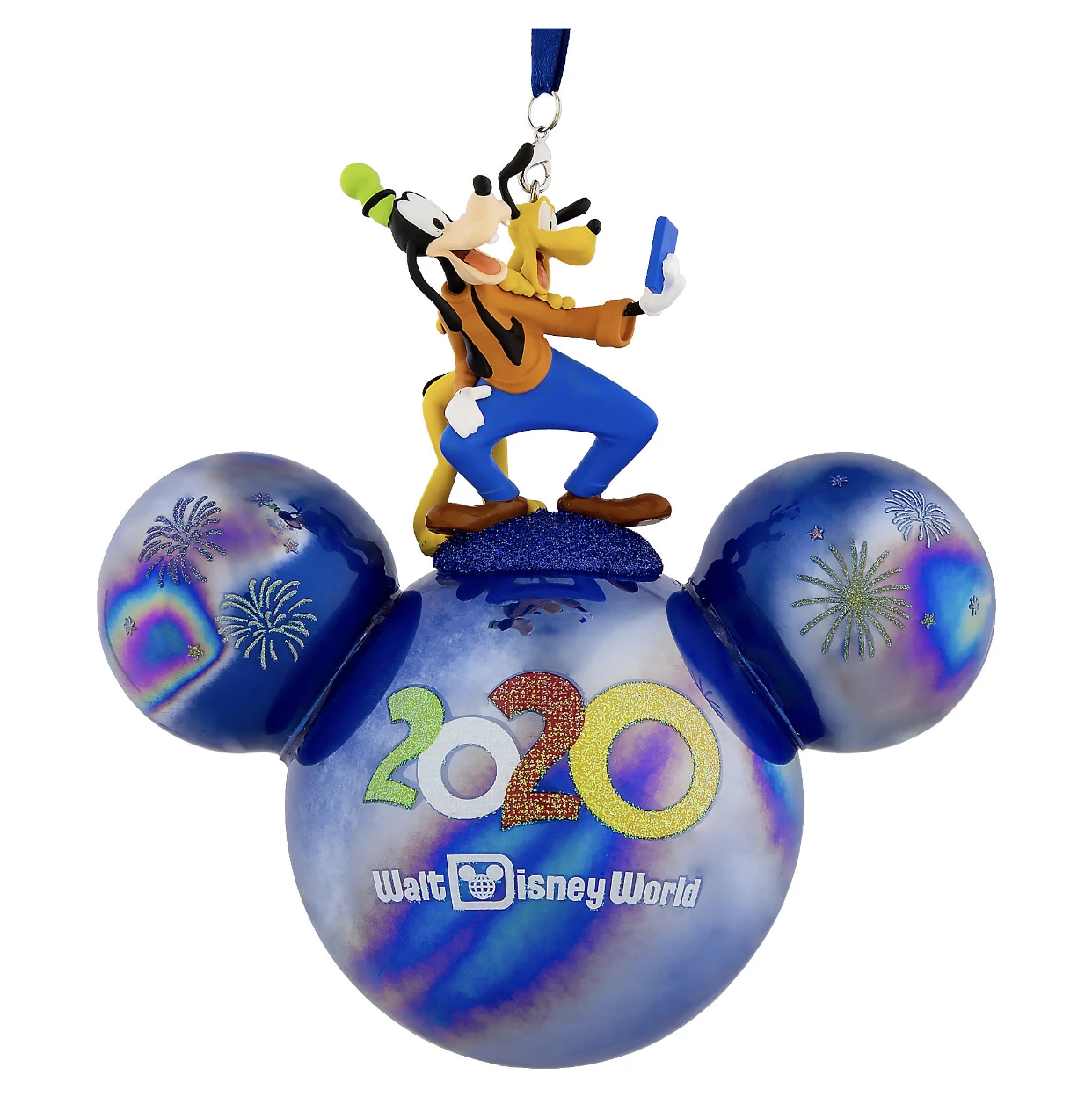 Disney Mickey Ears Icon Ornament - 2020 Dated - Goofy And Pluto 3 Disney Mickey Ears Icon Ornament - 2020 Dated - Goofy And Pluto
