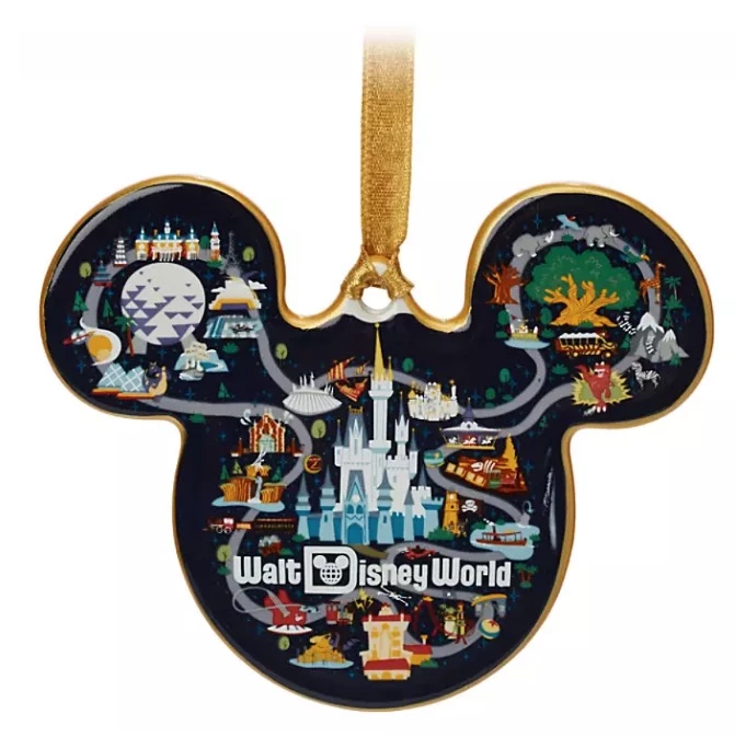 Disney Disc Ornament - Mickey Mouse Icon - Park Life 3 Disney Disc Ornament - Mickey Mouse Icon - Park Life