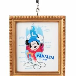 Disney Canvas Ornament - Sorcerer Mickey Mouse - Framed