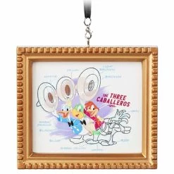 Disney Canvas Ornament - The Three Caballeros - Framed