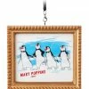 Disney Canvas Ornament - Penguin Waiters - Framed -Christmas Items shop sc11126