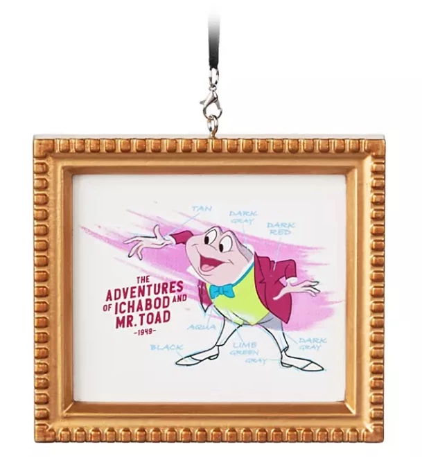 Disney Canvas Ornament - Mr.Toad - Framed 3 Disney Canvas Ornament - Mr.Toad - Framed