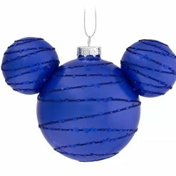 Disney Mickey Ears Icon Ornament - Mickey Mouse Icon - Cobalt