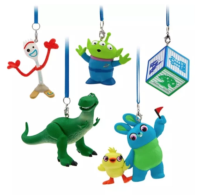 Disney Ornament Set - Toy Story 4 - Set Of 5 3 Disney Ornament Set - Toy Story 4 - Set Of 5