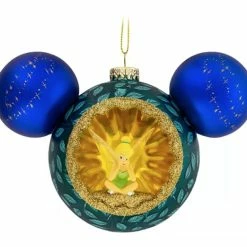 Disney Mickey Ears Icon Ornament - Tinker Bell And Peter Pan