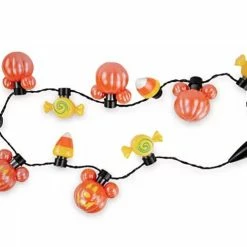Disney Light Up Necklace - 2020 Halloween -Mickey Pumpkins & Candy