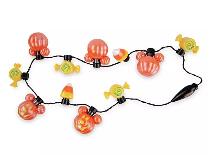 Disney Light Up Necklace - 2020 Halloween -Mickey Pumpkins & Candy 2 Disney Light Up Necklace - 2020 Halloween -Mickey Pumpkins & Candy
