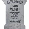 Disney Tombstone Replica - Master Gracey Garden Tombstone -Christmas Items shop sc132046