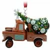 Disney Figurine Ornament - Tow Mater Hauling Christmas Tree - Cars