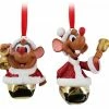 Disney Bell Ornament Set - Santa Jaq And Gus - Cinderella -Christmas Items shop sc132449