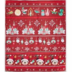 Disney Throw Blanket - Mickey Mouse Holiday - Disney Parks