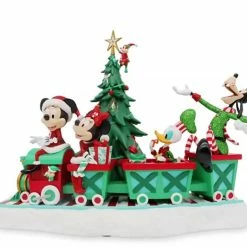 Disney Musical Figurine - Mickey Mouse And Friends Train