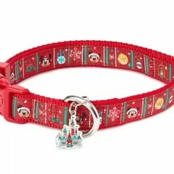 Disney Dog Collar - Mickey And Minnie Mouse Holiday