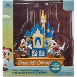 Disney Christmas Countdown Calendar - Mickey & Minnie With Castle
