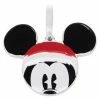 Disney Disc Ornament - Santa Mickey Mouse Icon - Ceramic -Christmas Items shop sc132683