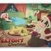 Disney Throw Blanket - Mickey And Friends Holiday - Season's Greetings