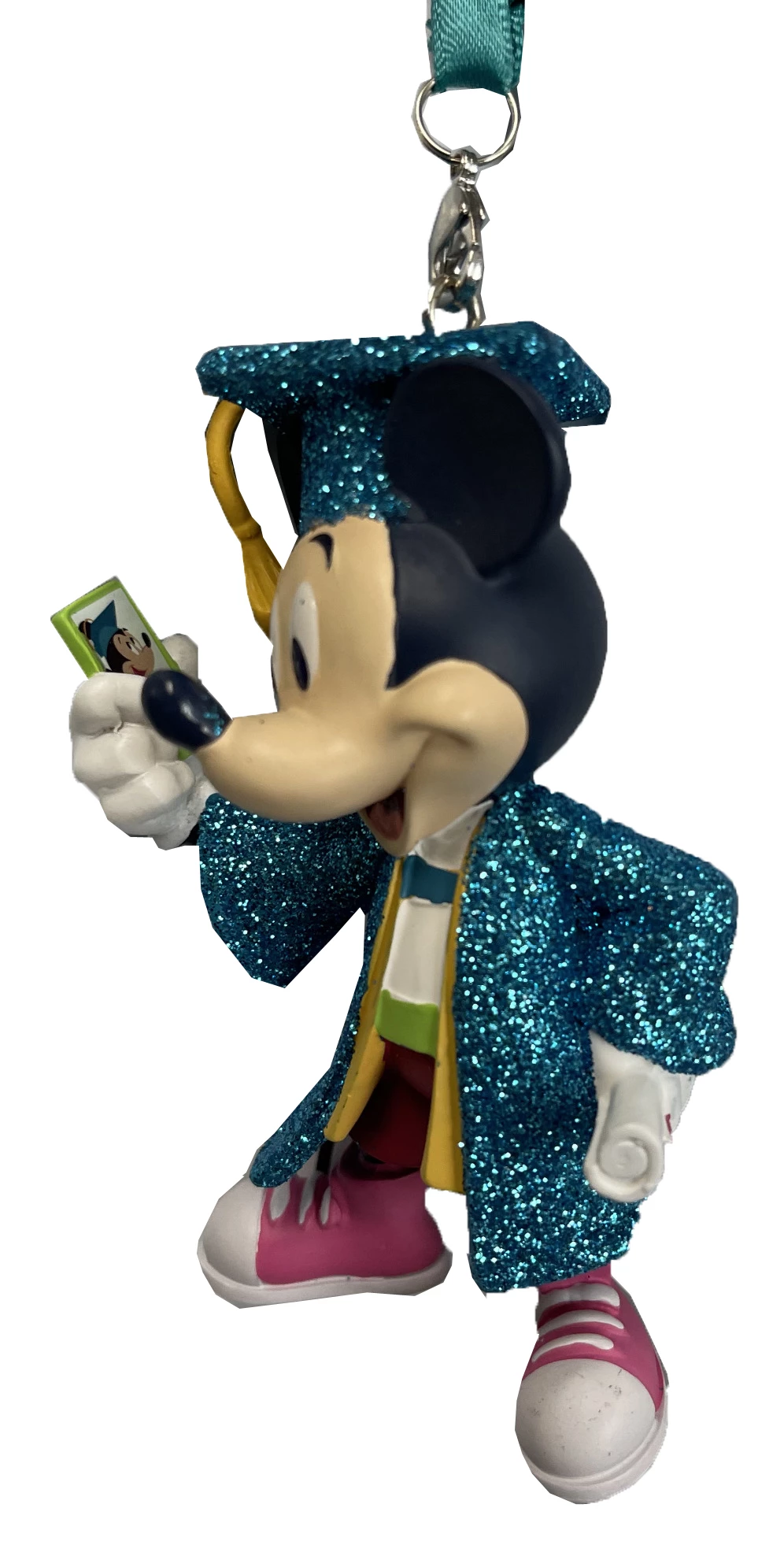 Disney Figurine Ornament - Graduation Mickey - Selfie 3 Disney Figurine Ornament - Graduation Mickey - Selfie