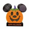 Disney Light Up Figure - Mickey Mouse Pumpkin - Plaid -Christmas Items shop sc14977