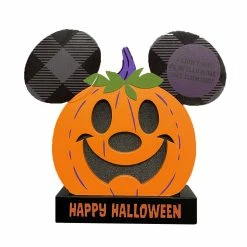 Disney Light Up Figure - Mickey Mouse Pumpkin - Plaid