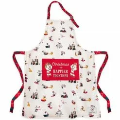 Disney Holiday Apron - Walt's Holiday Lodge - Mickey & Friends