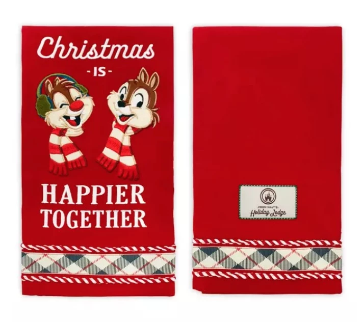 Disney Kitchen Towel - Walt's Holiday Lodge - Chip 'n Dale 3 Disney Kitchen Towel - Walt's Holiday Lodge - Chip 'n Dale