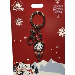 Disney Keychain - Holiday Mickey Mouse - JOY