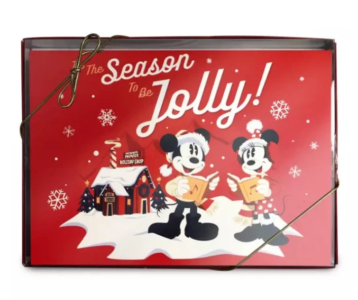 Disney Greeting Card Set - Walt's Holiday Lodge - Mickey & Friends 3 Disney Greeting Card Set - Walt's Holiday Lodge - Mickey & Friends