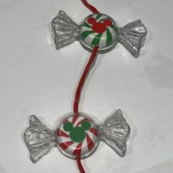 Disney Glow Necklace - Holiday Peppermints Candy
